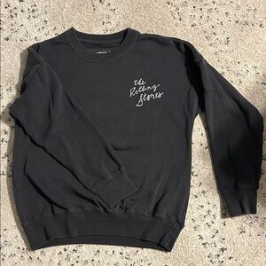 Kids Abercrombie Kids Rolling Stones Sweatshirt – Size 9/10 – Black